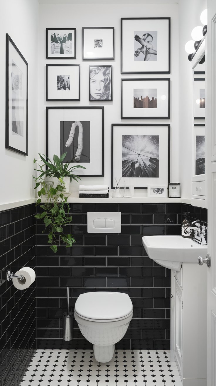 Monochrome Gallery Wall