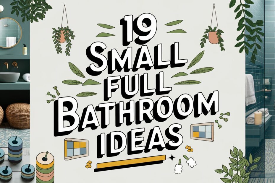 Small Full Bathroom Ideas