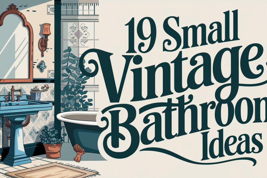 Small Vintage Bathroom Ideas