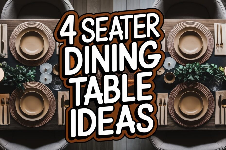 4 Seater Dining Table Ideas