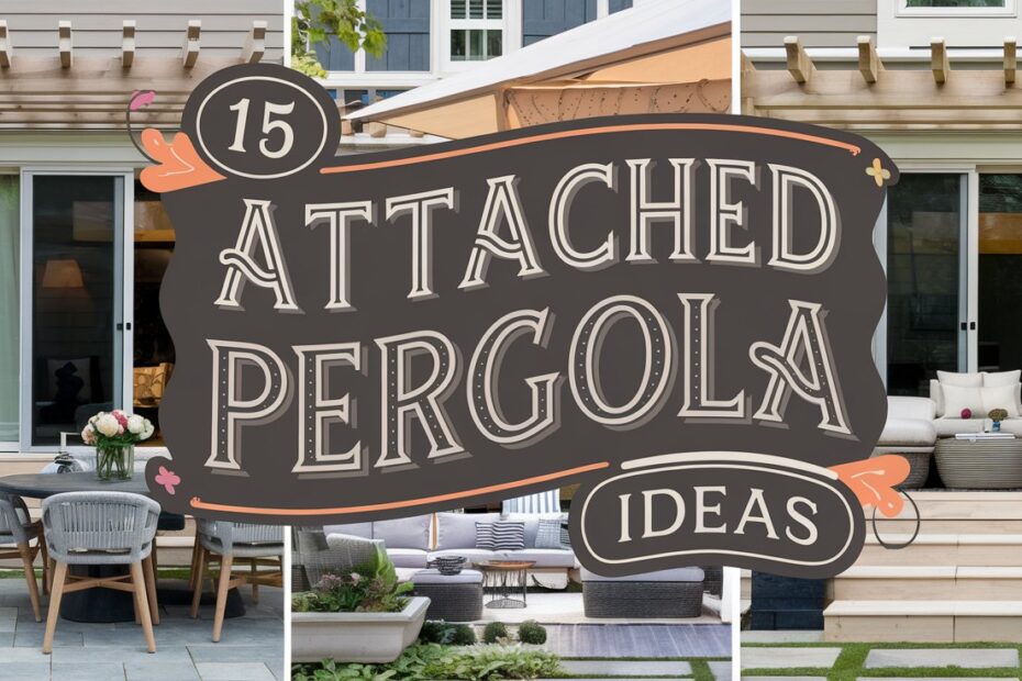 Attached Pergola Ideas