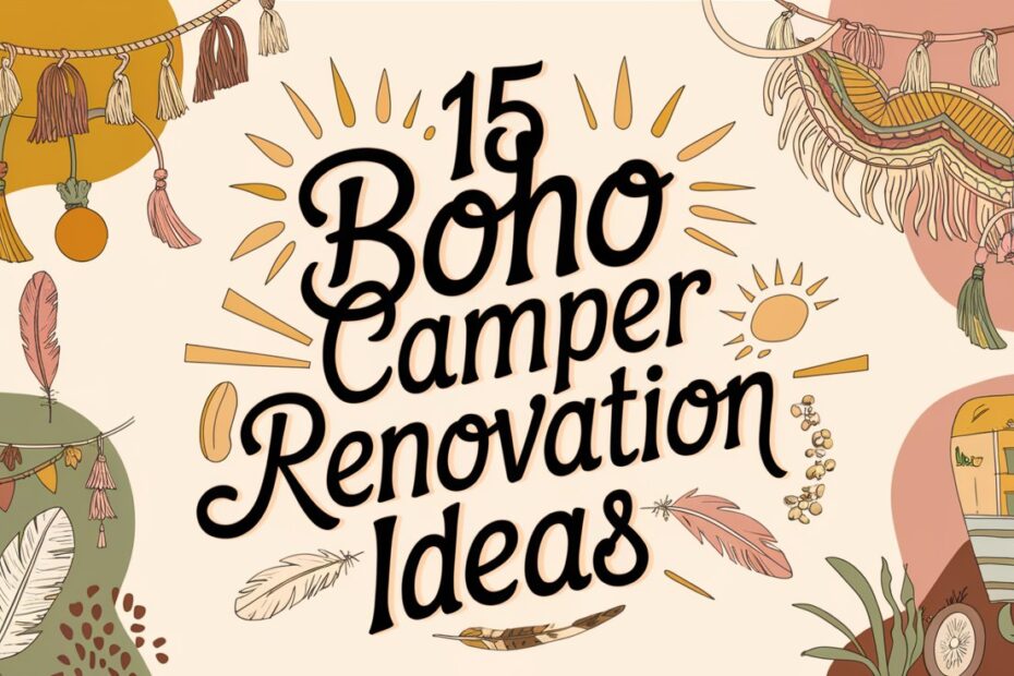 Boho Camper Renovation Ideas