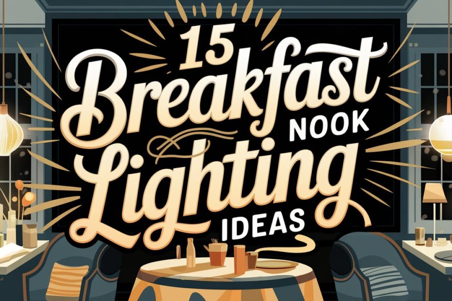 Breakfast Nook Lighting Ideas