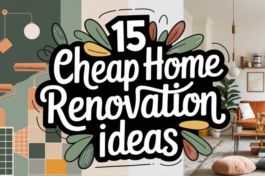 Cheap Home Renovation Ideas