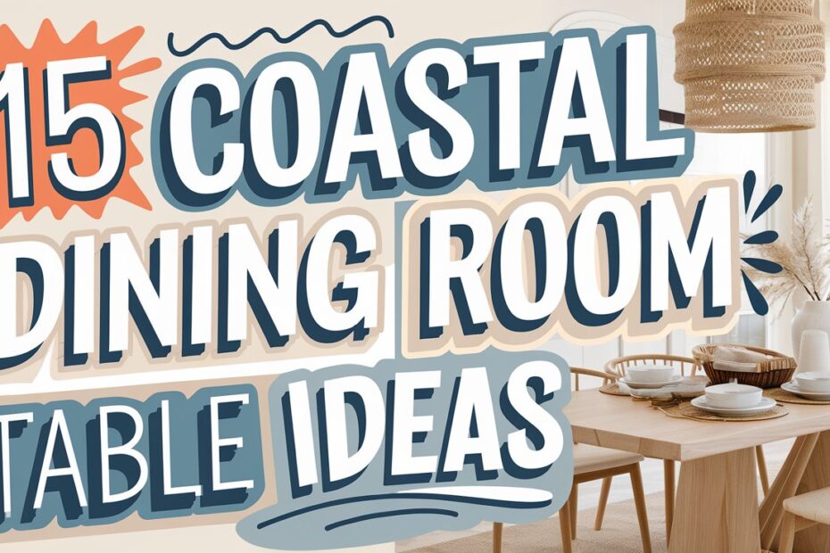 Coastal Dining Room Table Ideas