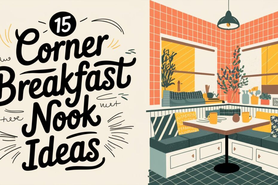 Corner Breakfast Nook Ideas