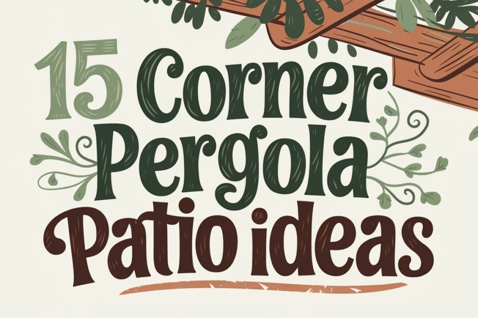 Corner Pergola Ideas