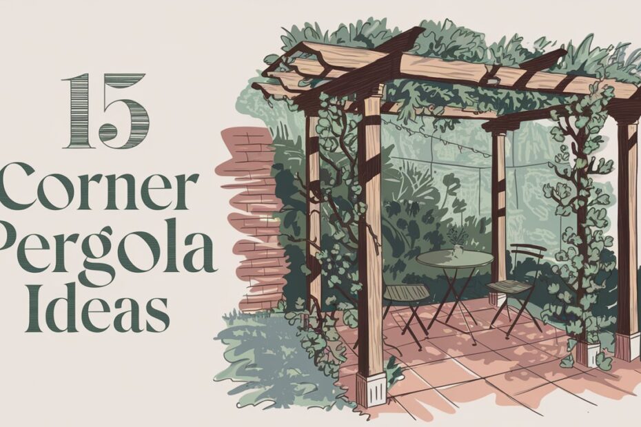 Corner Pergola Patio Ideas