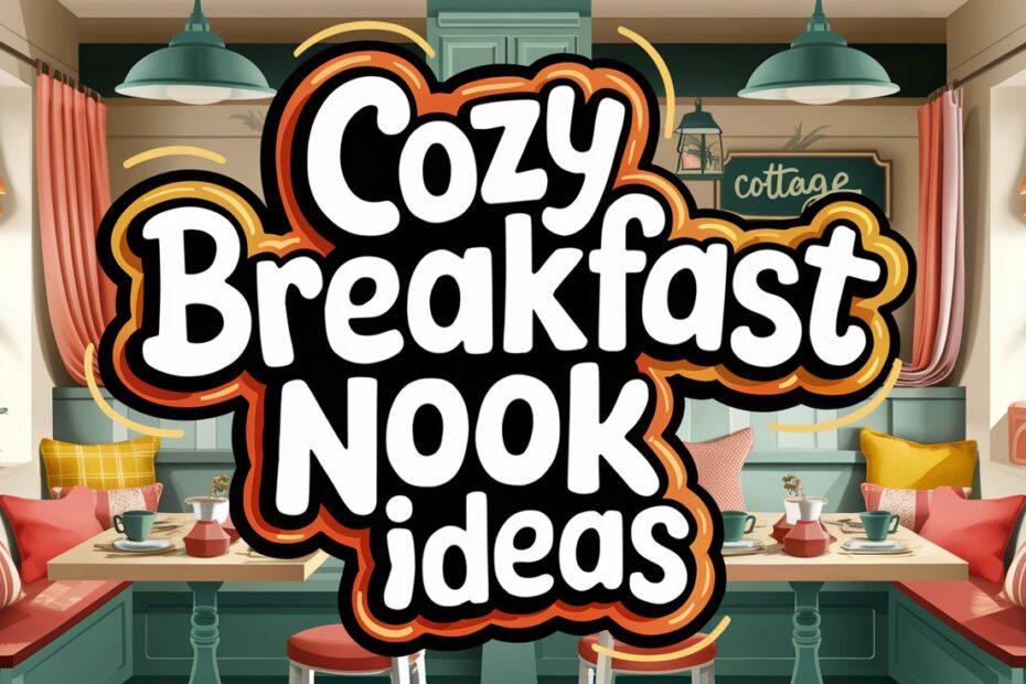 Cozy Breakfast Nook Ideas