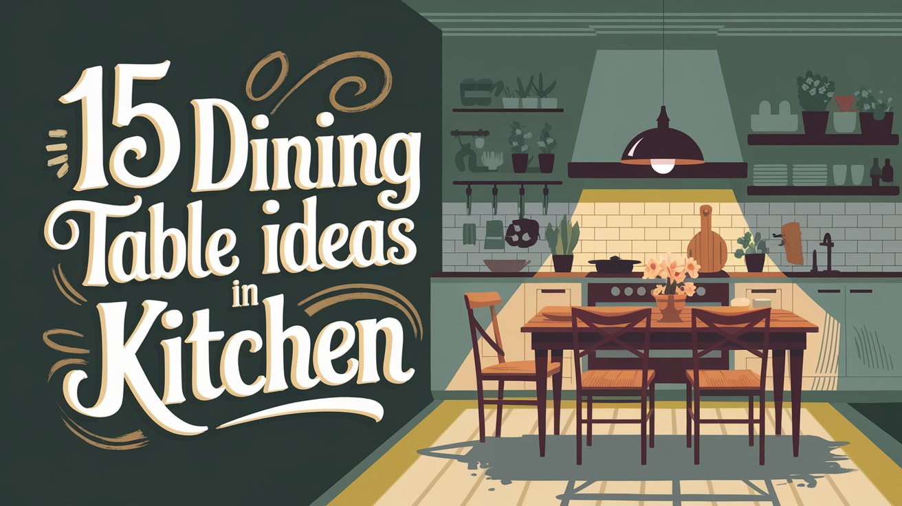 15 Dining Table Ideas in Kitchen That Will Transform Your Space