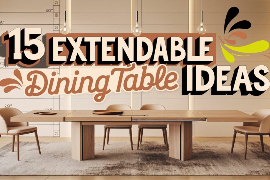 Extendable Dining Table Ideas