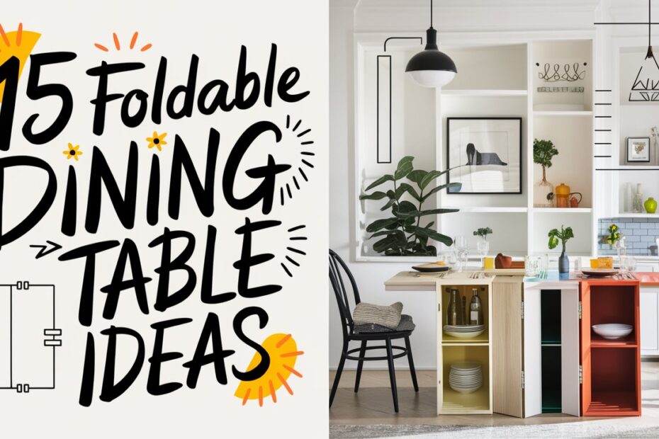 Foldable Dining Table Ideas