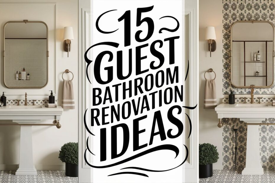 Guest Bathroom Renovation Ideas