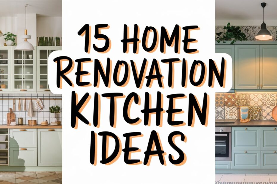 Home Renovation Kitchen Ideas