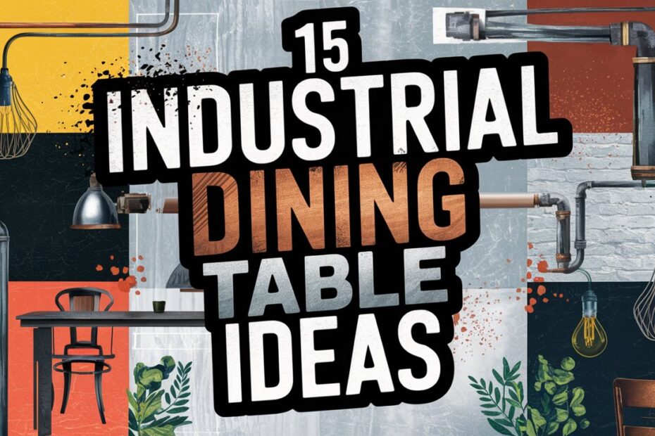 Industrial Dining Table Ideas