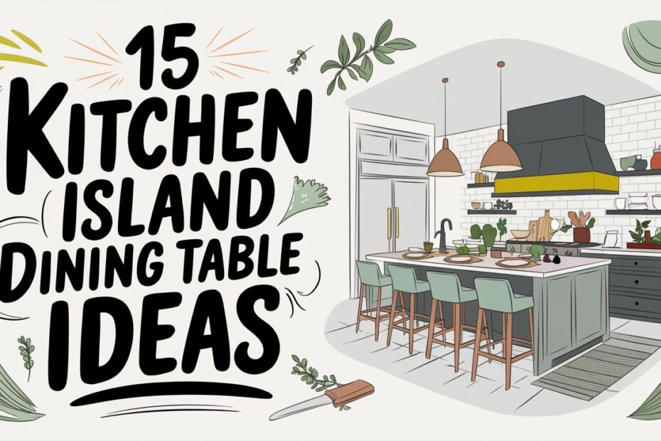 Kitchen Island Dining Table Ideas