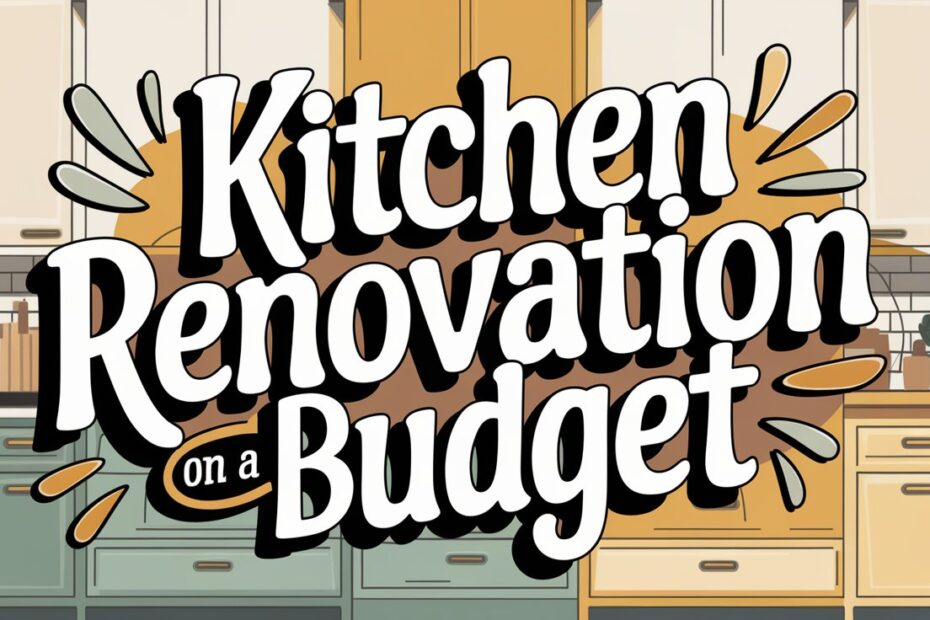 Kitchen Renovation on a Budget