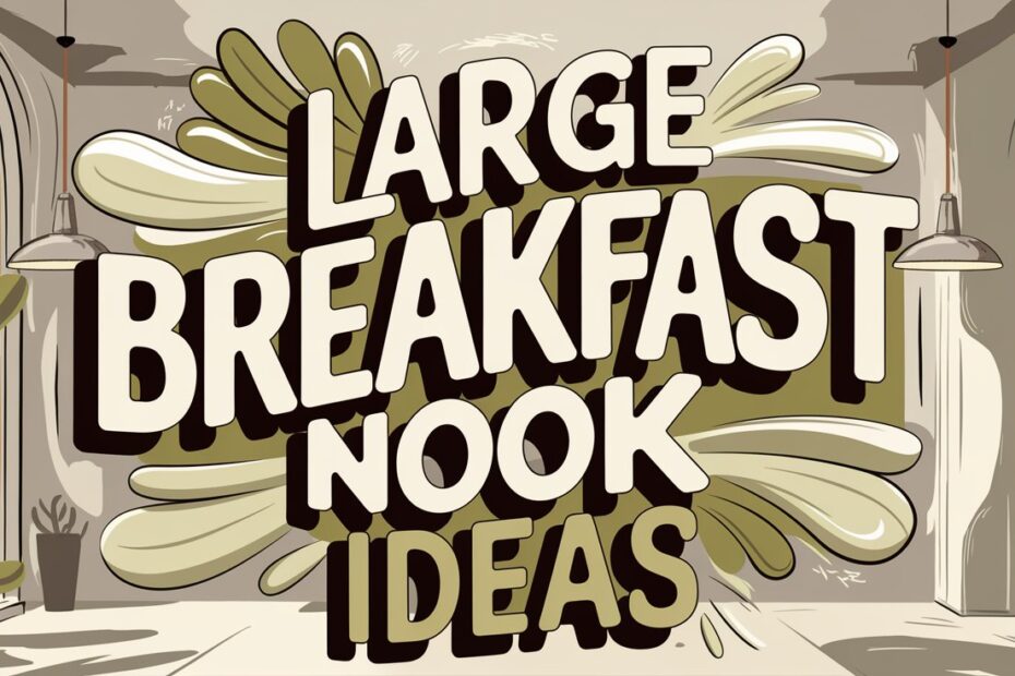 Large Breakfast Nook Ideas