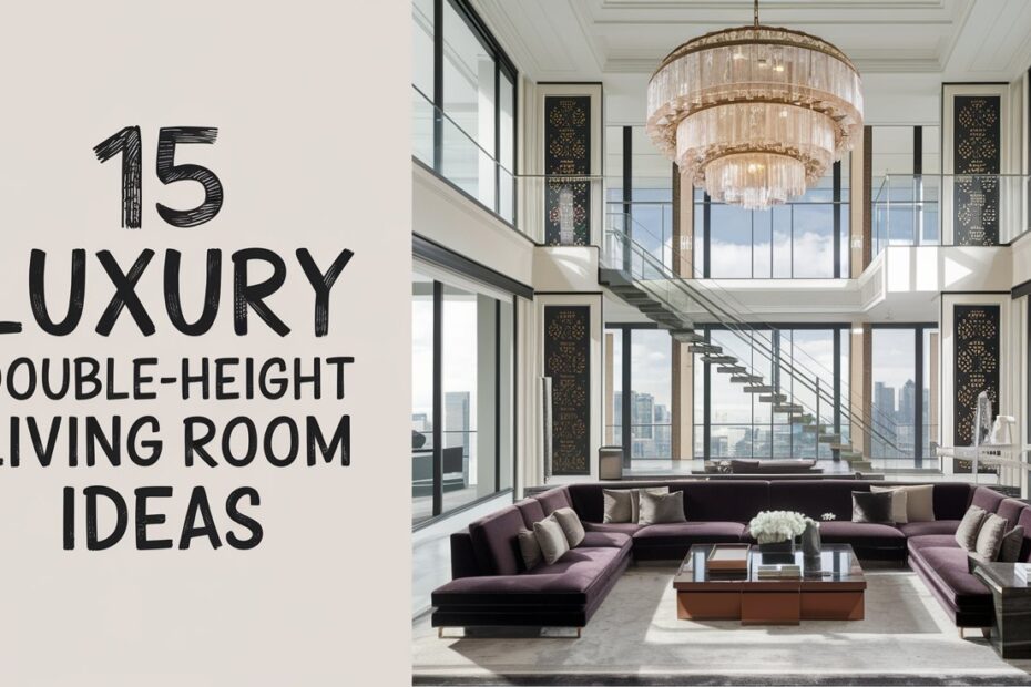 Luxury Double Height Living Room Ideas