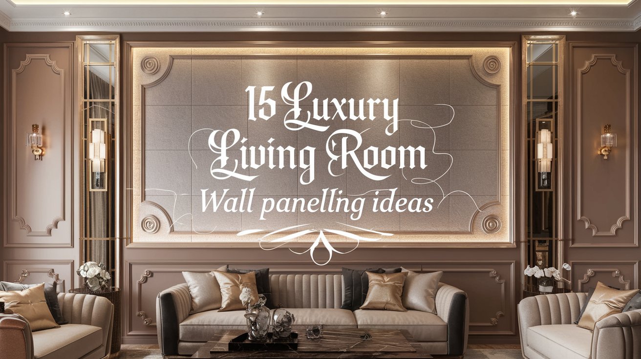 Luxury Living Room Wall Panelling Ideas: 15 Stunning Designs to ...