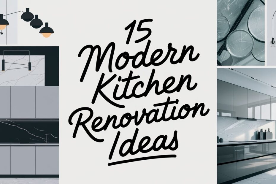 Modern Kitchen Renovation Ideas