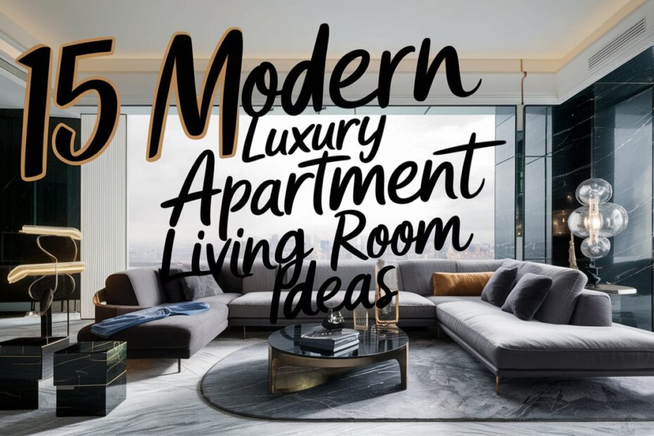 Modern Luxury Apartment Living Room Ideas