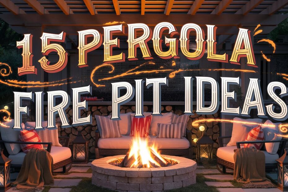 Pergola Fire Pit Ideas