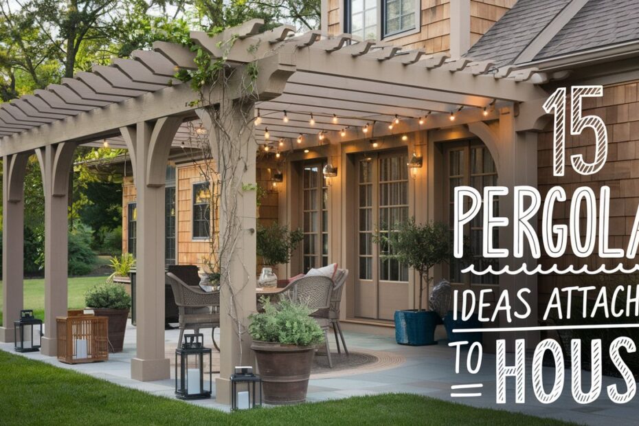 Pergola Ideas Attached to House