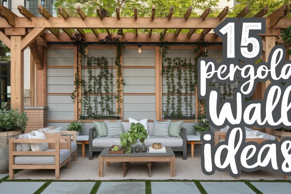 Pergola Wall Ideas