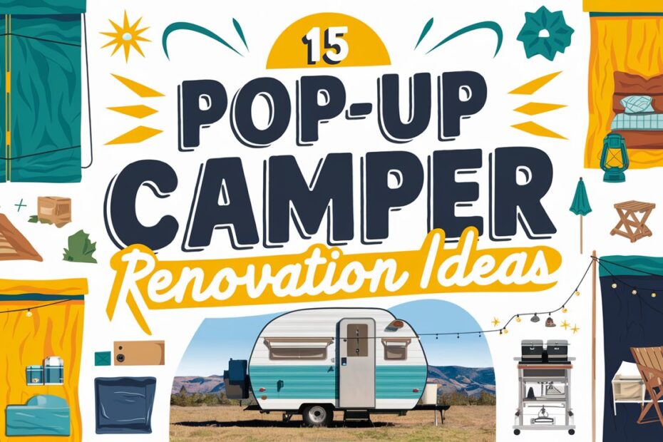 Popup Camper Renovation Ideas