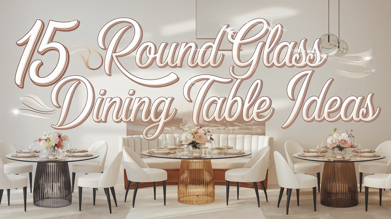 Round Glass Dining Table Ideas: 15 Stunning Ways to Transform Your ...