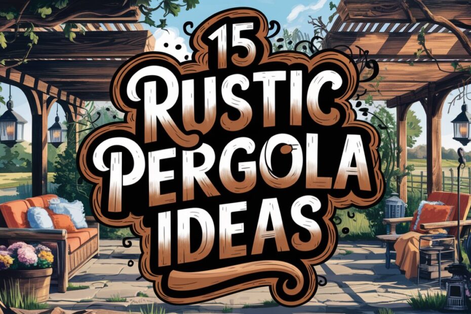 Rustic Pergola Ideas