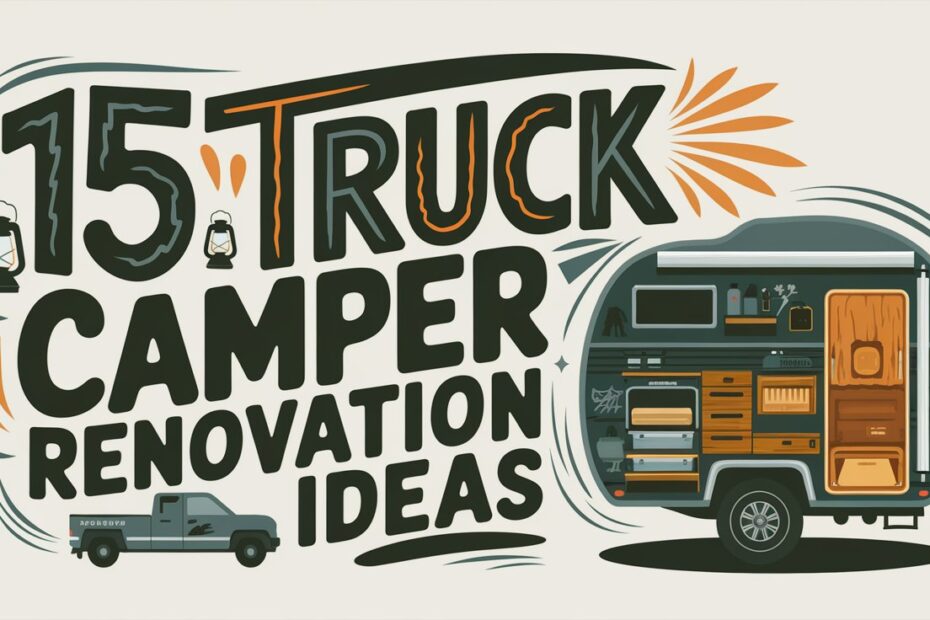 Truck Camper Renovation Ideas