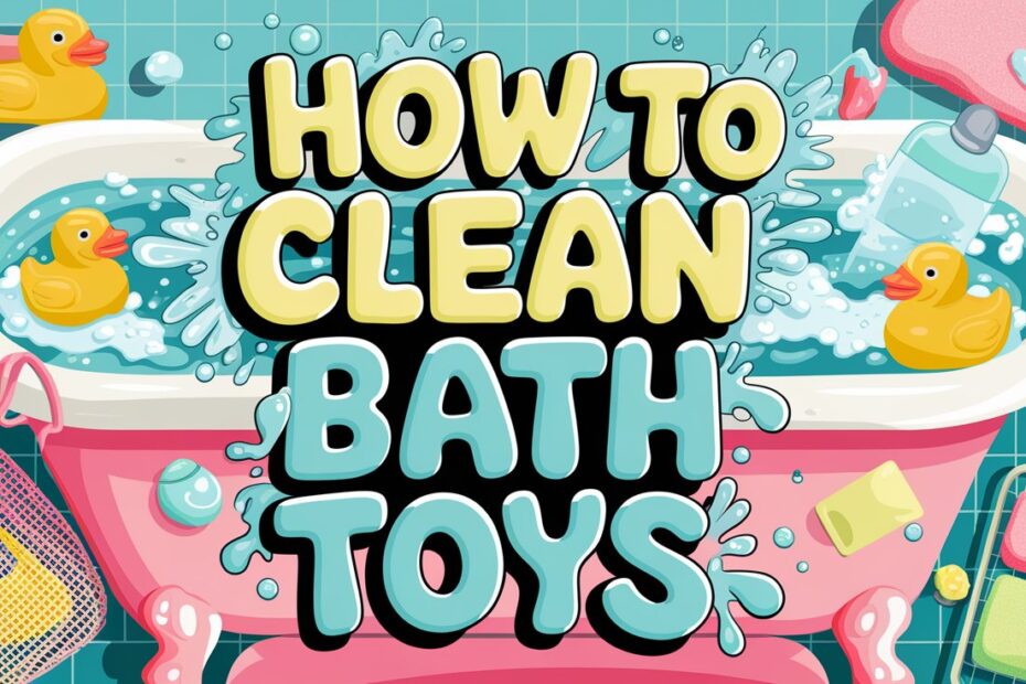 How to Clean Bath Toys
