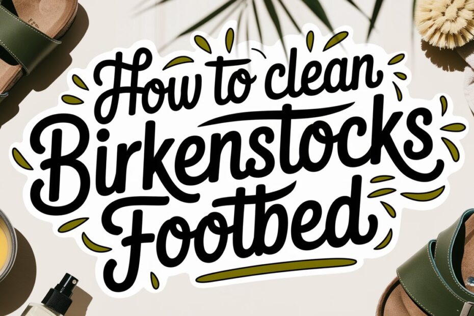 How to Clean Birkenstocks Footbed