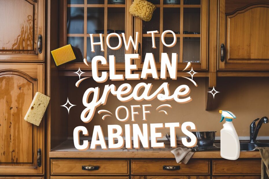 How to Clean Grease Off Cabinets - Fast, Easy, and Without Damaging the ...