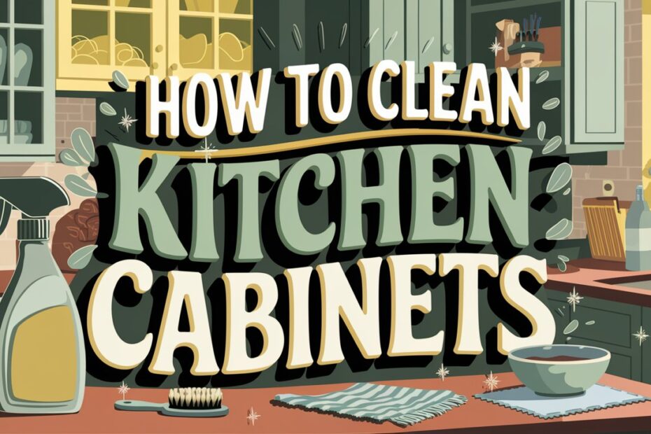 How to Clean Kitchen Cabinets
