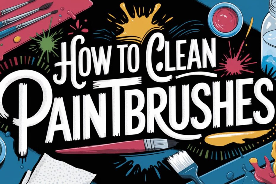How to Clean Paintbrushes