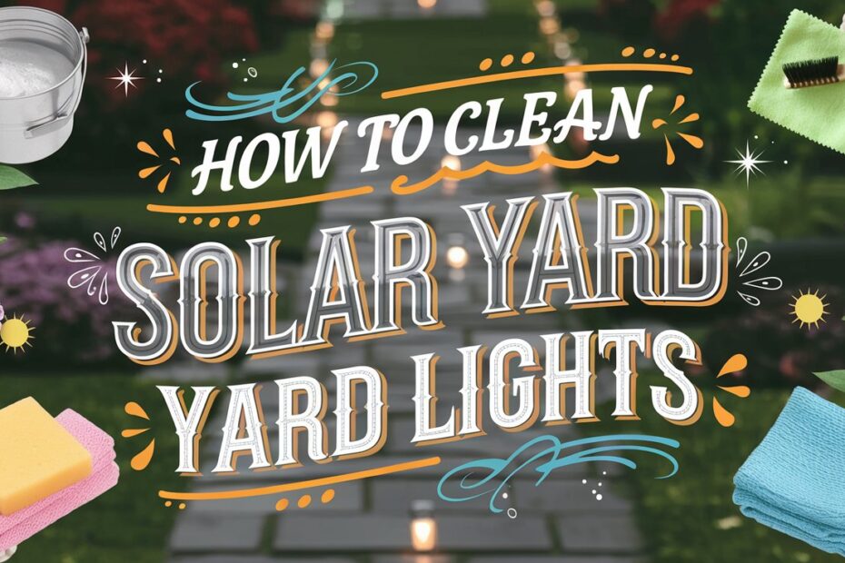 How to Clean Solar Yard Lights