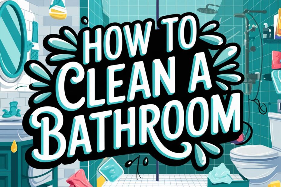 How to Clean a Bathroom