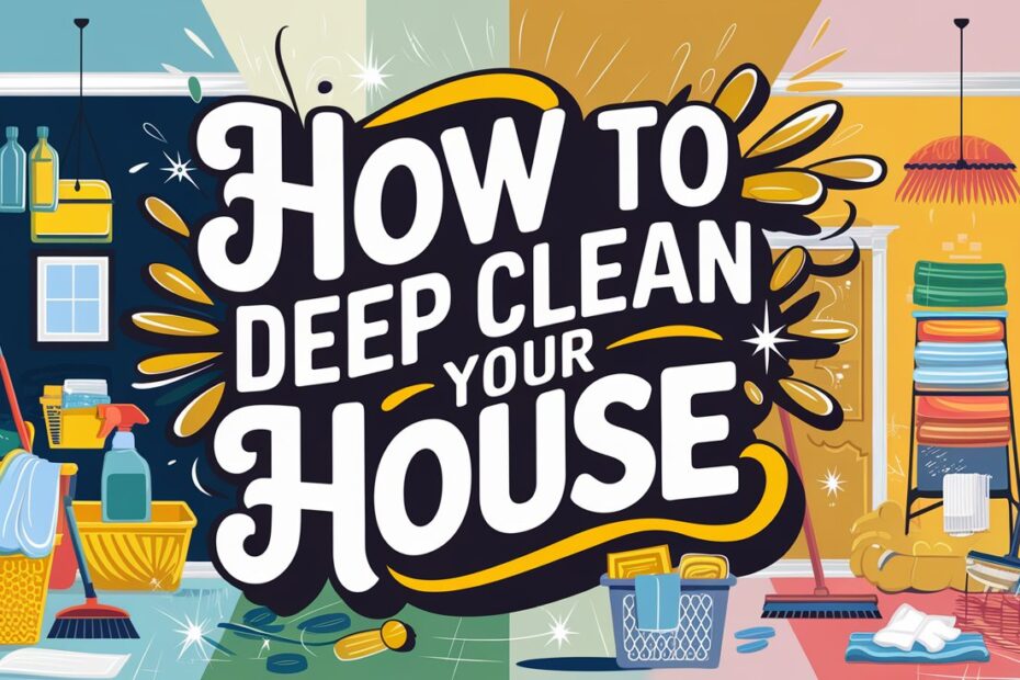 How to Deep Clean Your House