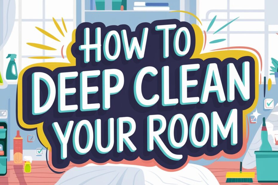 How to Deep Clean Your Room - The Complete Step-by-Step Guide to a ...