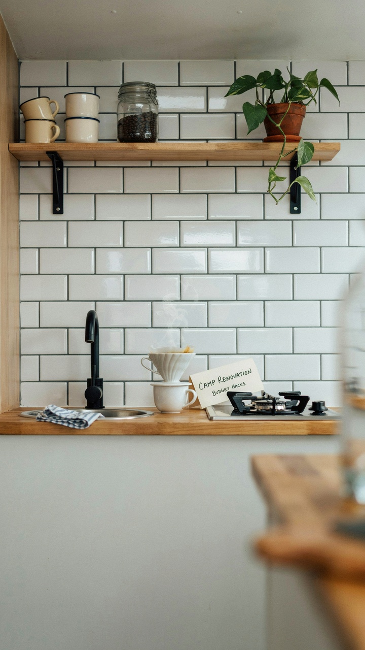 Install Peel-and-Stick Backsplash