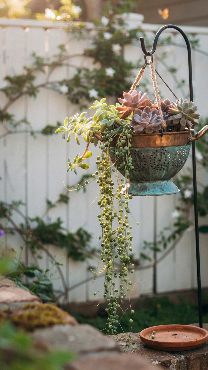 Repurposed Colanders and Strainers
