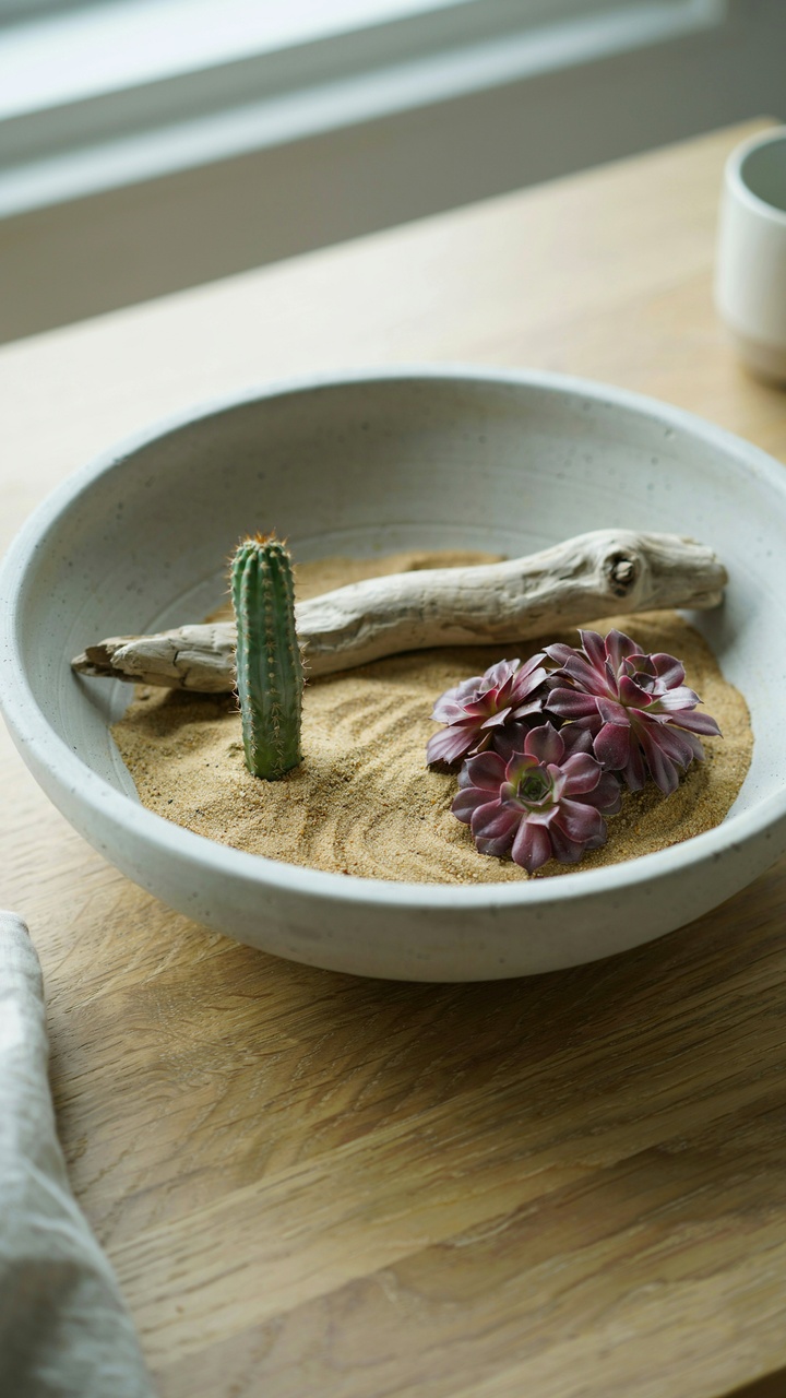 The Driftwood and Shallow Bowl Desert Scene