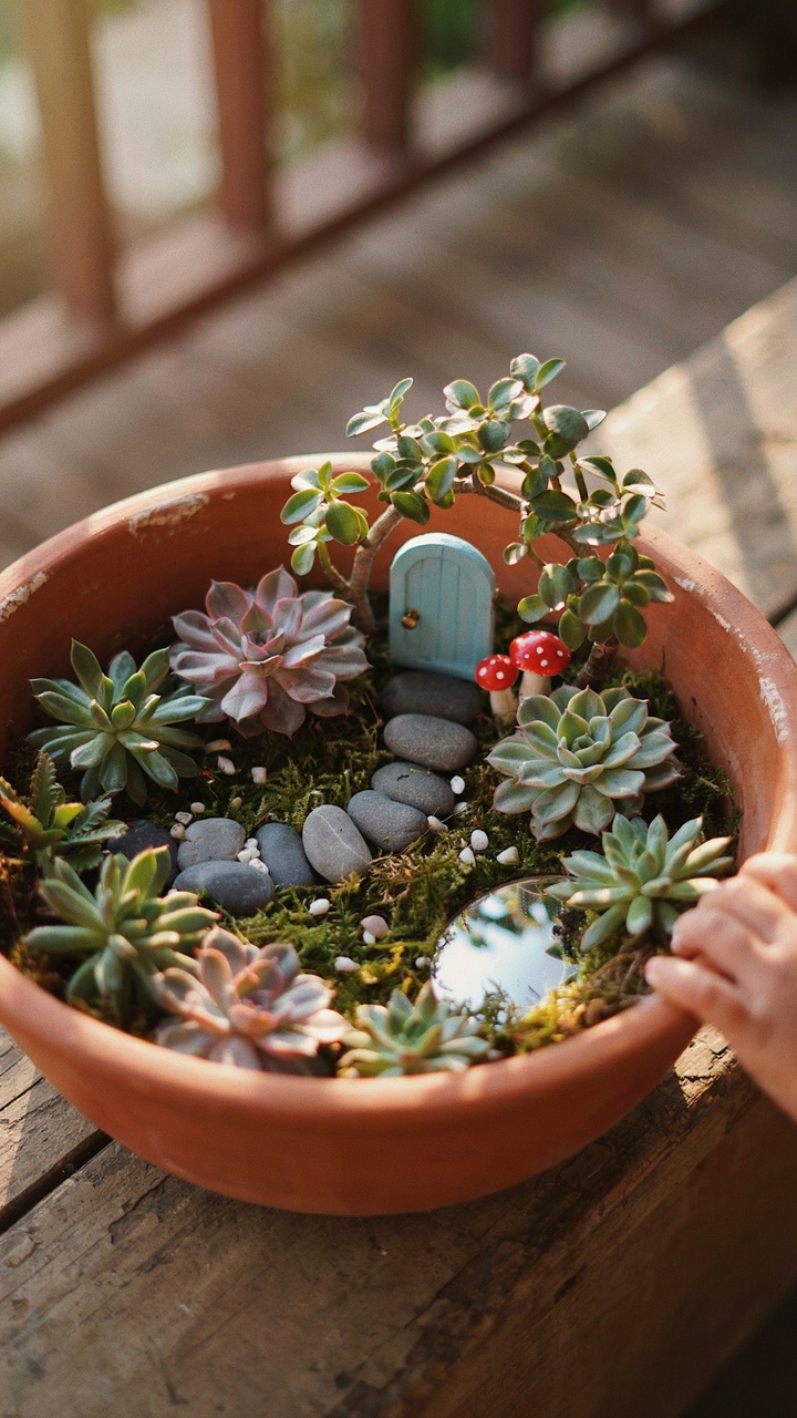 The Fairy Garden Succulent Bowl
