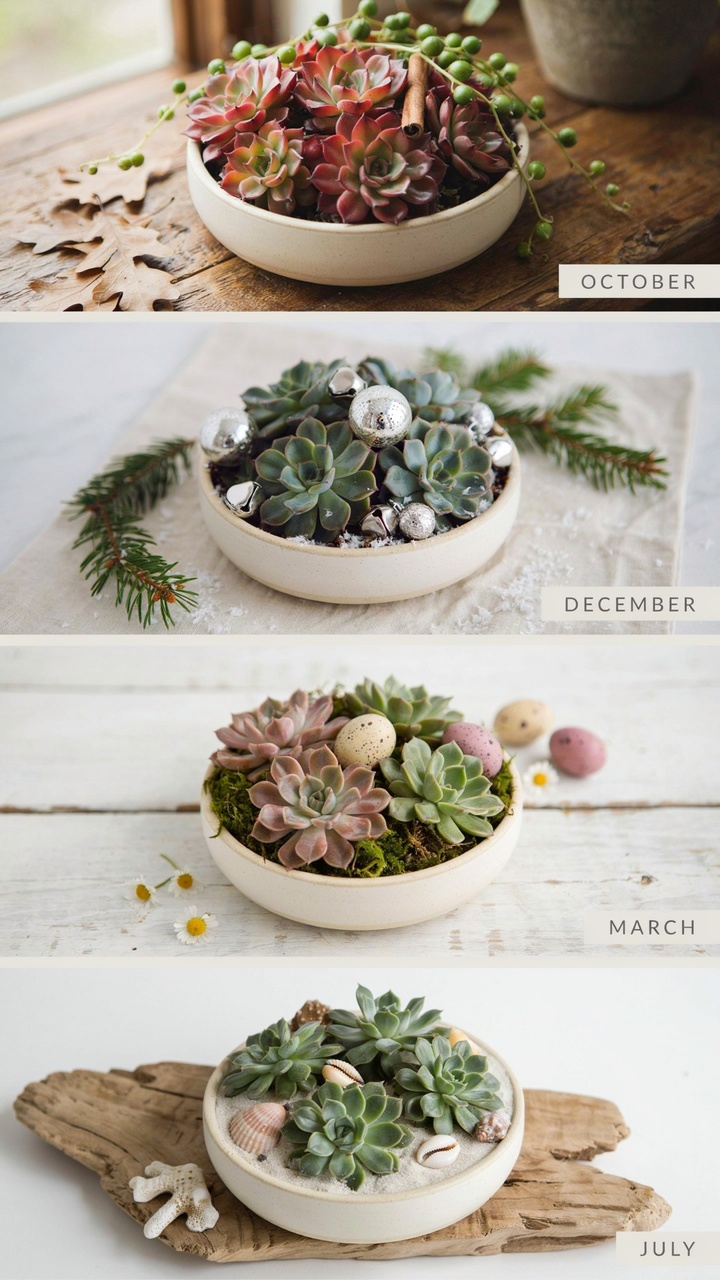 The Seasonal Themed Succulent Bowl