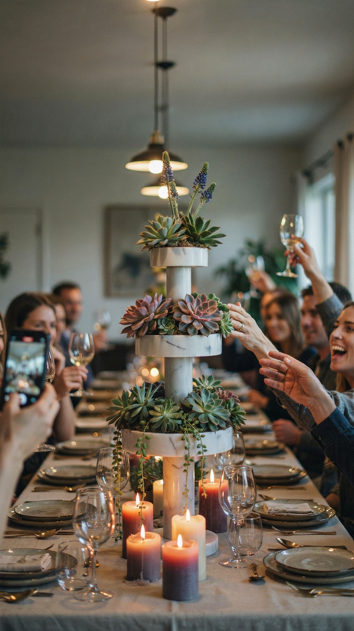 The Tiered Cake Stand Succulent Display