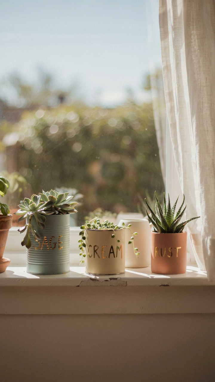 Tin Can Succulent Planters